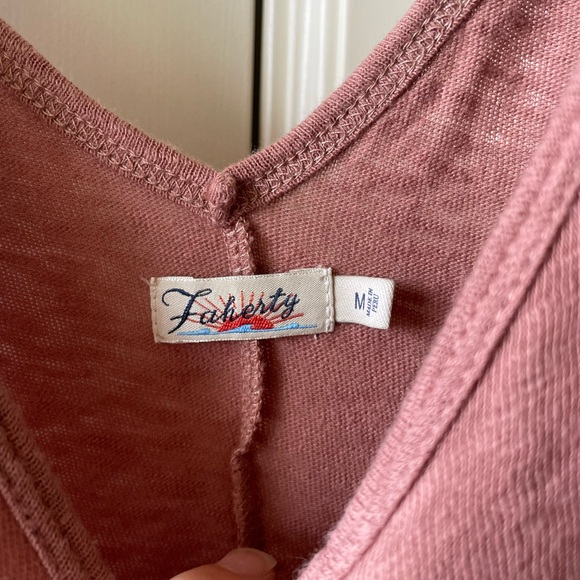 Faherty Cliffside Dress Cedar Wood Linen Cotton Midi
Size M NWOT - Picture 4 of 7